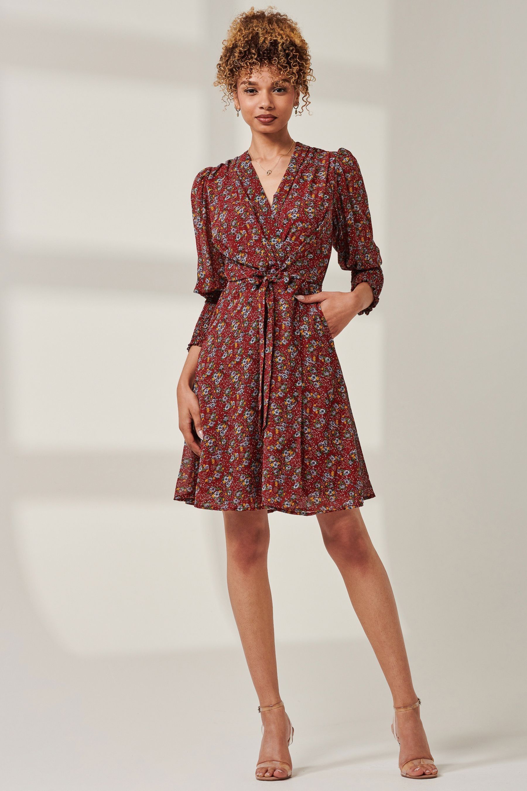 Tiny floral print dress cheap
