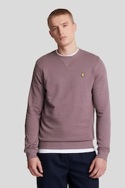 Lyle & Scott Purple Crew Neck 100% Cotton Sweatshirt - Image 1 of 5