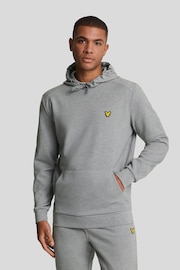 Lyle & Scott Grey Fly Fleece 100% Cotton Hoodie - Image 1 of 5