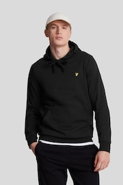 Lyle & Scott Black Interlock Hoodie - Image 1 of 5