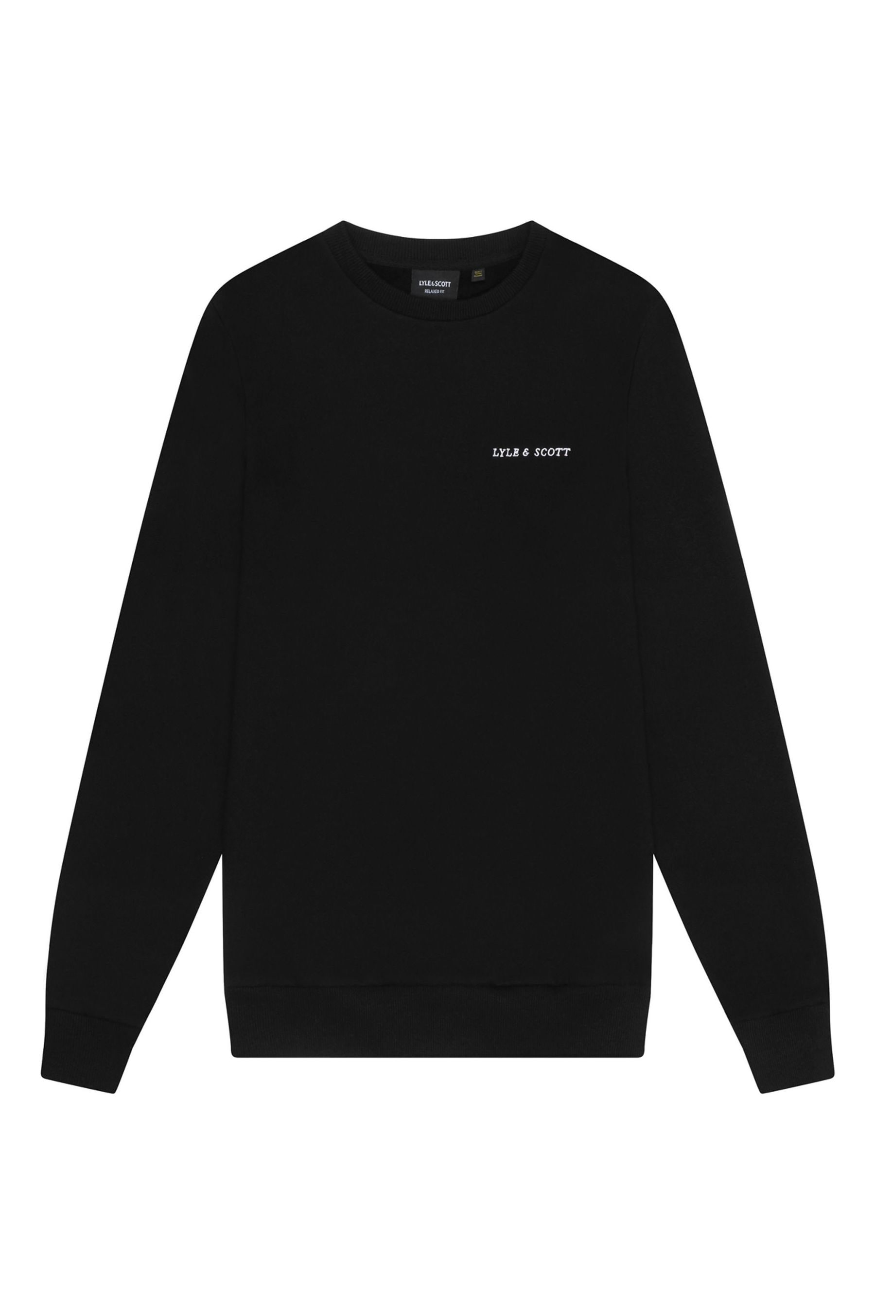 Lyle and scott sweatshirt black online