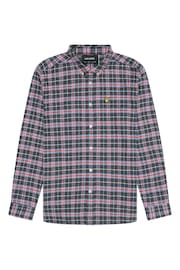 Lyle & Scott Blue Check Flannel Shirt - Image 5 of 5