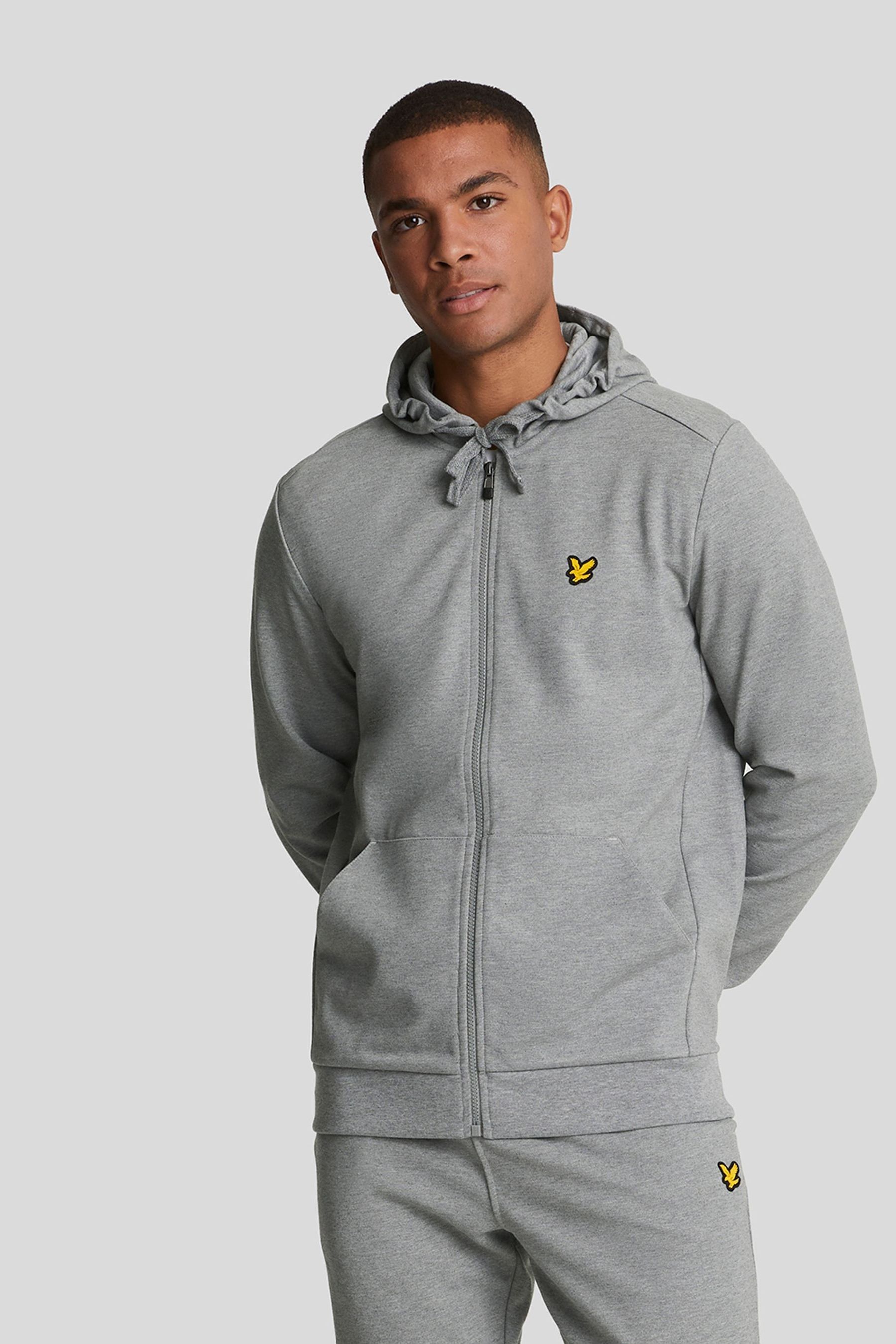 Lyle and scott grey hoodie hotsell