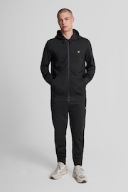 Lyle & Scott Black Full-Zip 100% Cotton Hoodie - Image 3 of 5