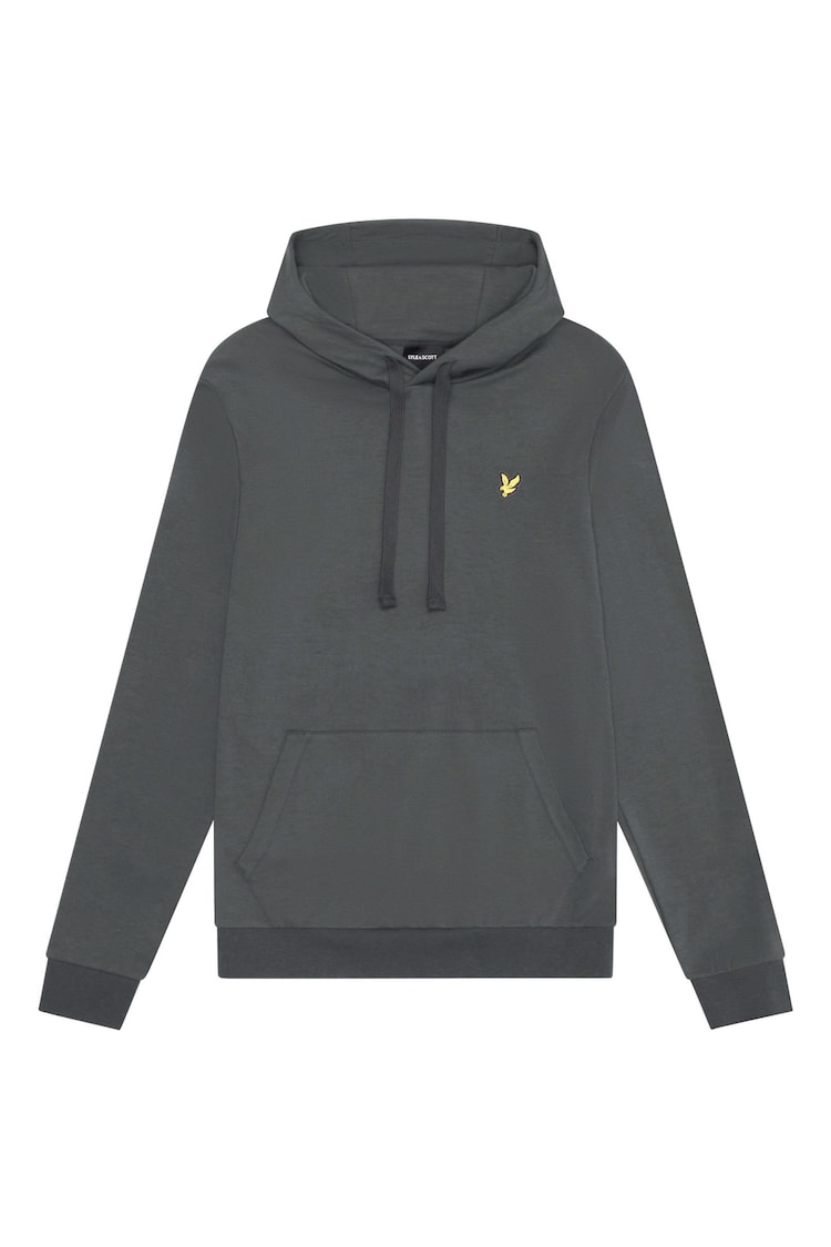 Lyle & Scott Grey Interlock Hoodie - Image 5 of 5