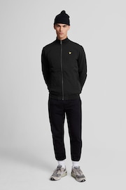 Lyle & Scott Black Hybrid Baffled Track Jacket - Image 4 of 5