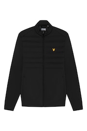 Lyle & Scott Black Hybrid Double Baffle Jacket - Image 5 of 5