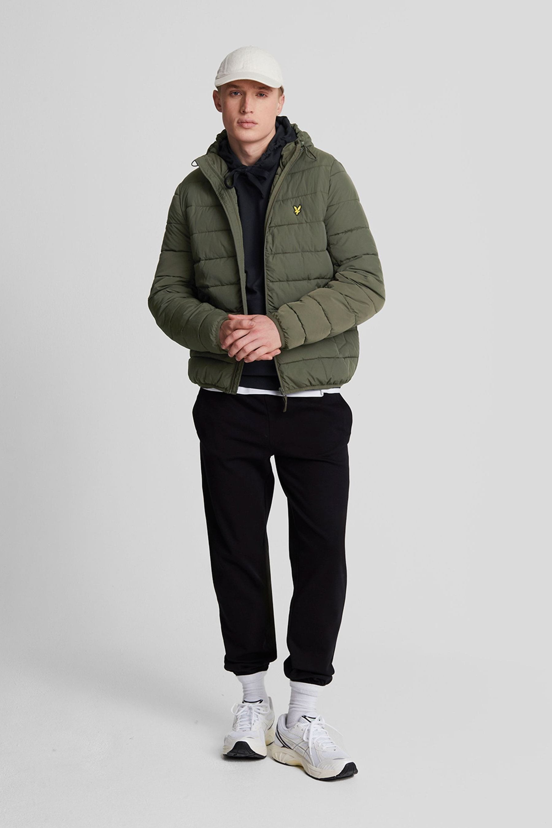 Lyle and scott lightweight puffer jacket green 2025