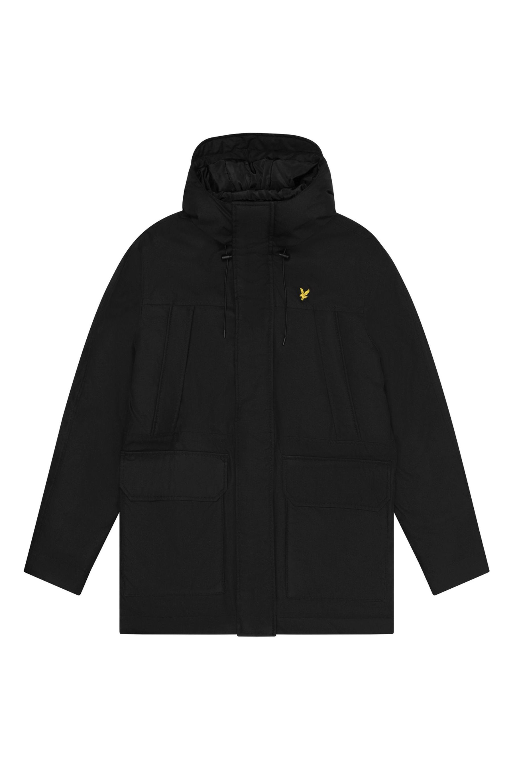 Buy Lyle Scott Black Microfleece 2.0 Coat from Next Canada