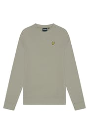 Lyle & Scott Natural Crew Neck 100% Cotton Sweatshirt - Image 5 of 5