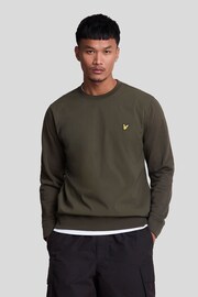 Lyle & Scott Green Hybrid Sweatshirt - Image 1 of 5