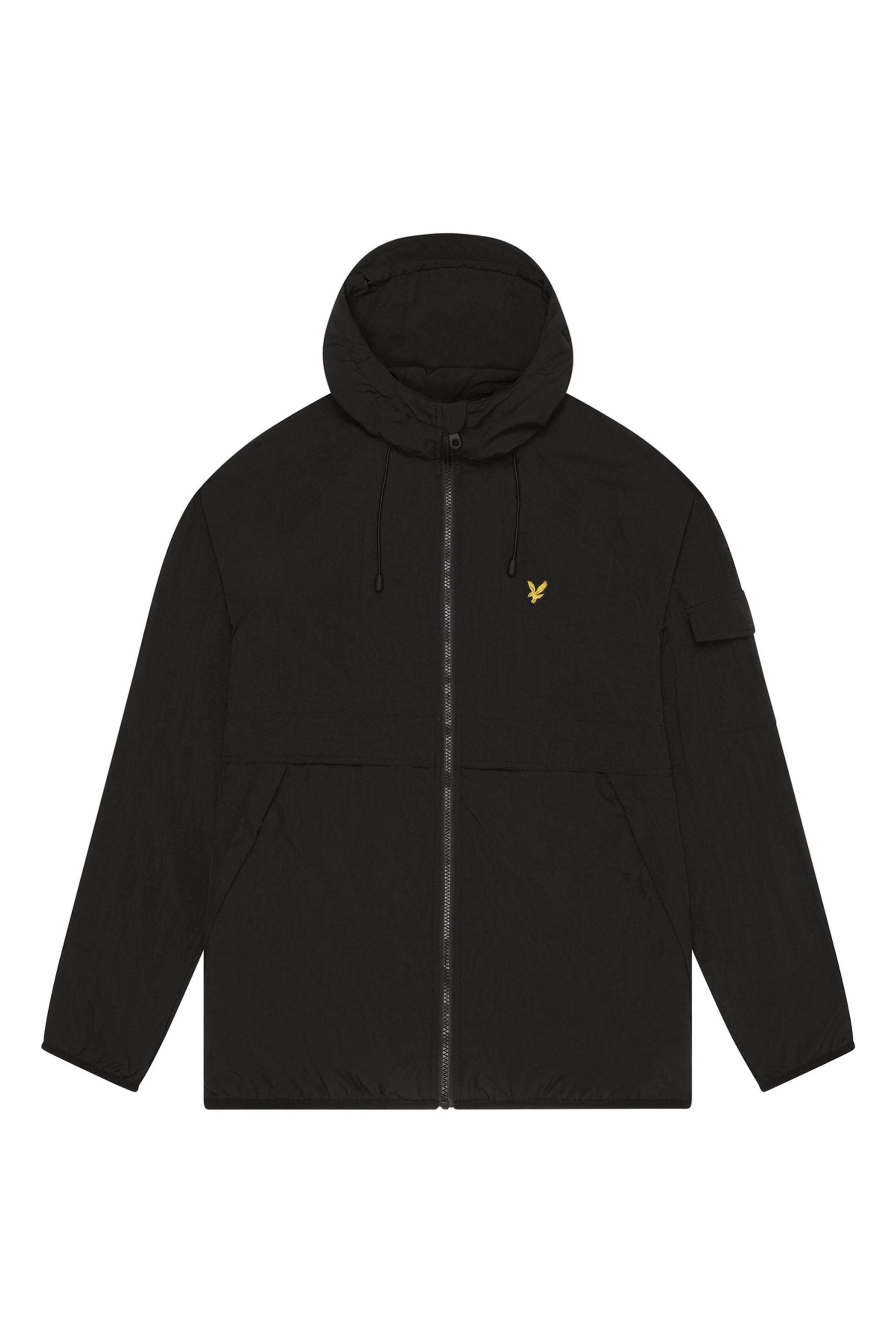 Buy Lyle Scott Black Hooded Windbreaker Jacket from the Next UK online shop