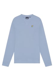 Lyle & Scott Blue Crew Neck S100% Cotton 100% Cotton Sweatshirt - Image 5 of 5