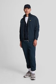 Lyle & Scott Blue Hybrid Zip Track Jacket - Image 2 of 5