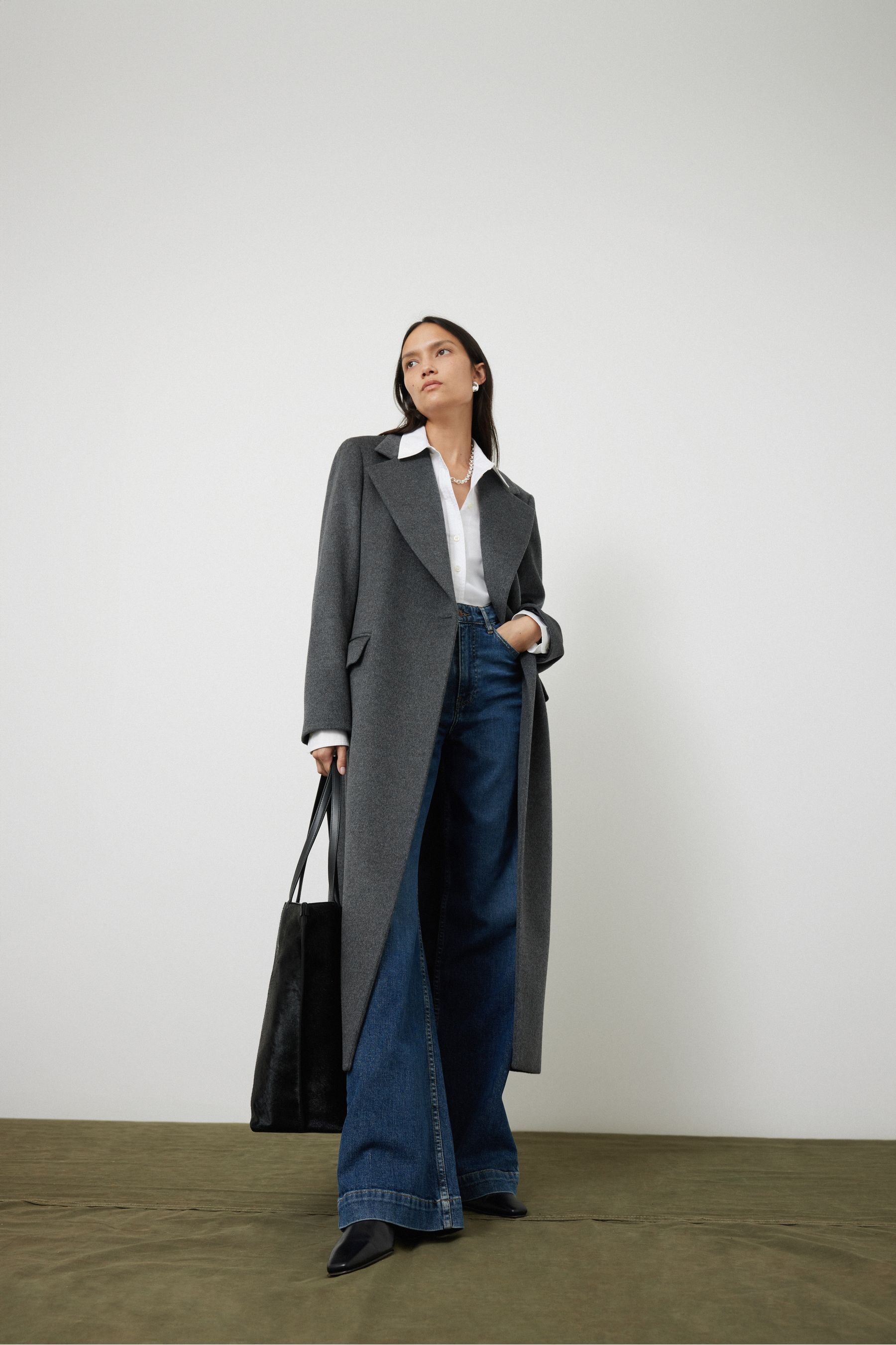Jigsaw grey coat store