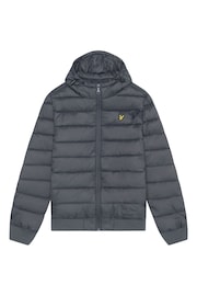 Lyle & Scott Grey Wadded Jacket - Image 5 of 5