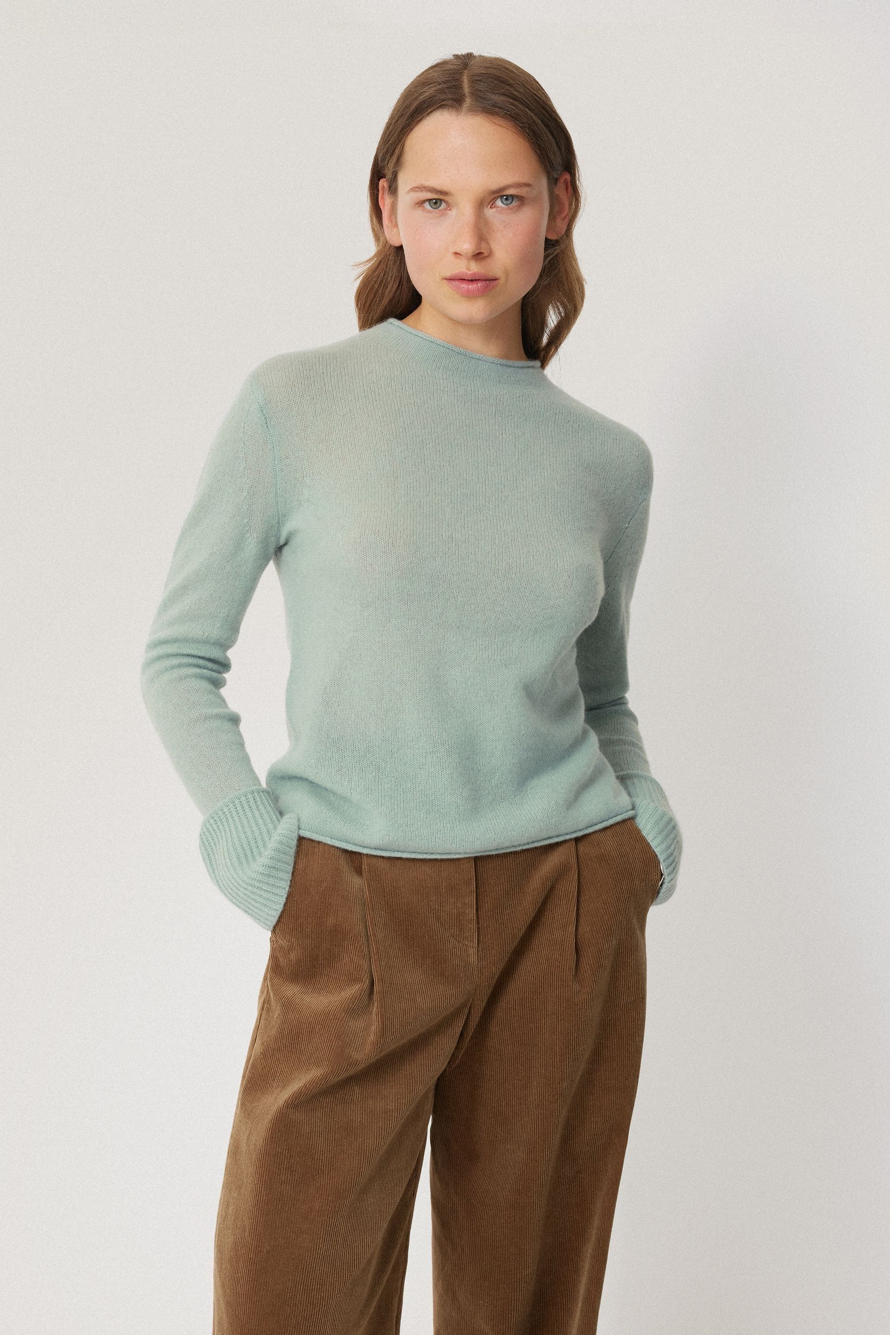 Jigsaw Blue Cloud Cashmere Eldon Jumper