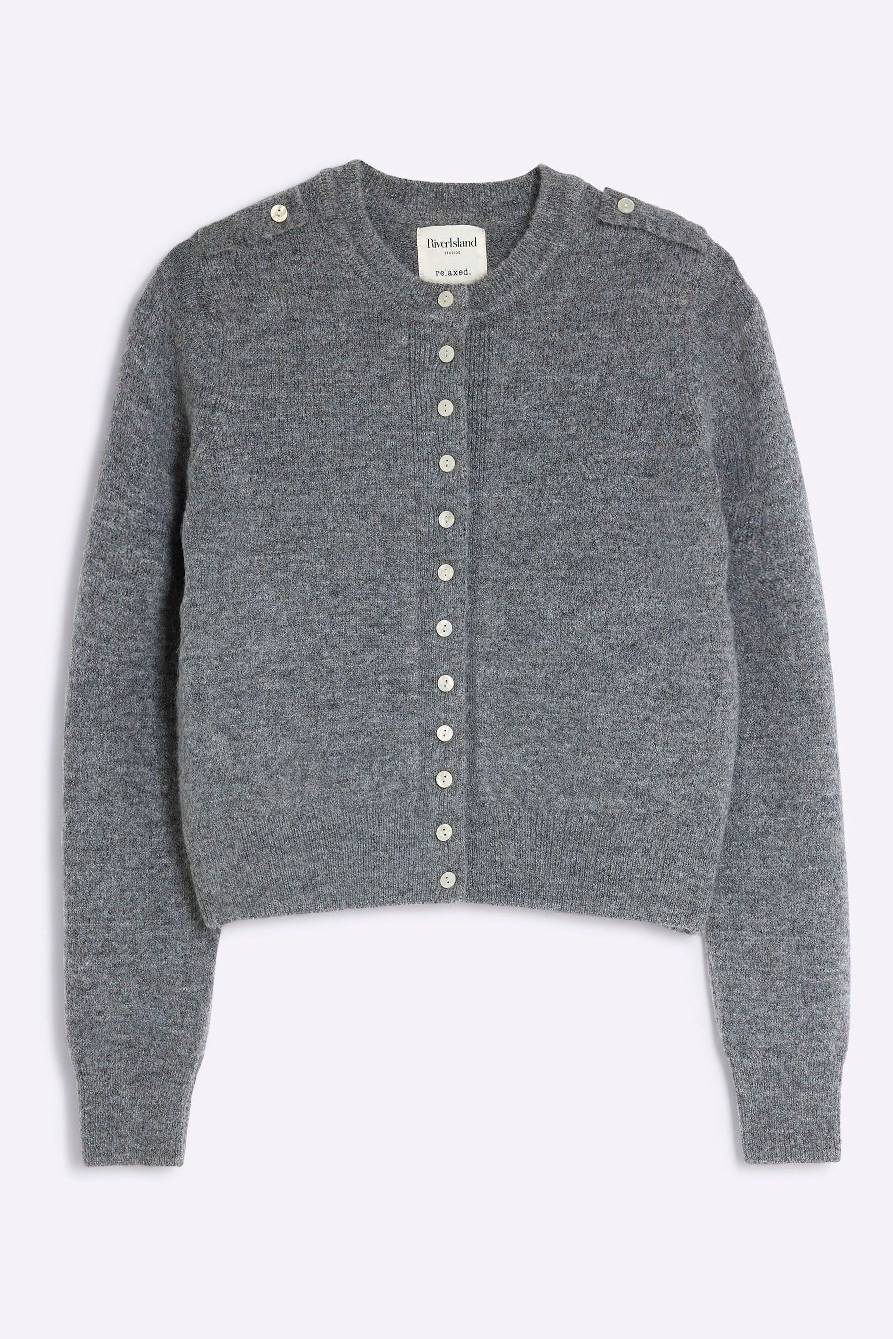 River island grey cardigan 2025