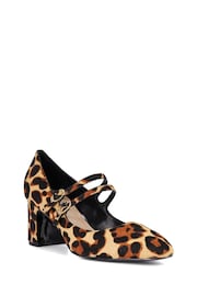 Dune London Animal Approval Double Strap Mary Jane Shoes - Image 4 of 7