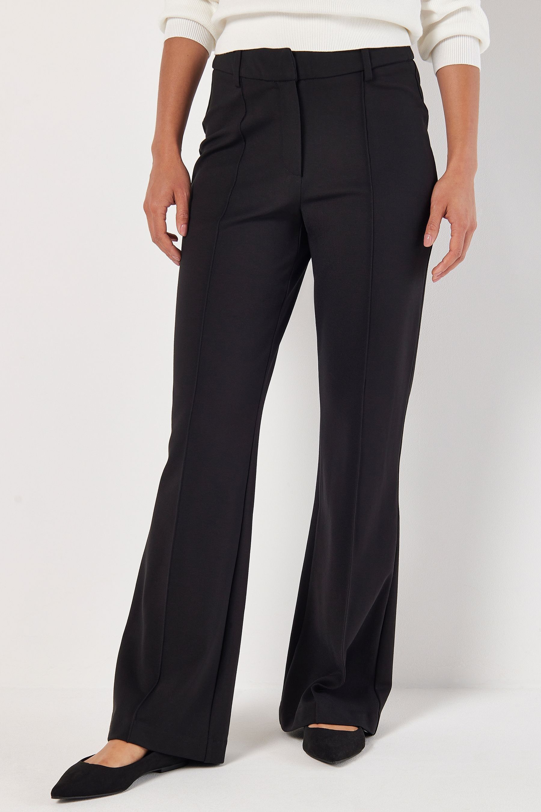 Ponte pants with front seam sales