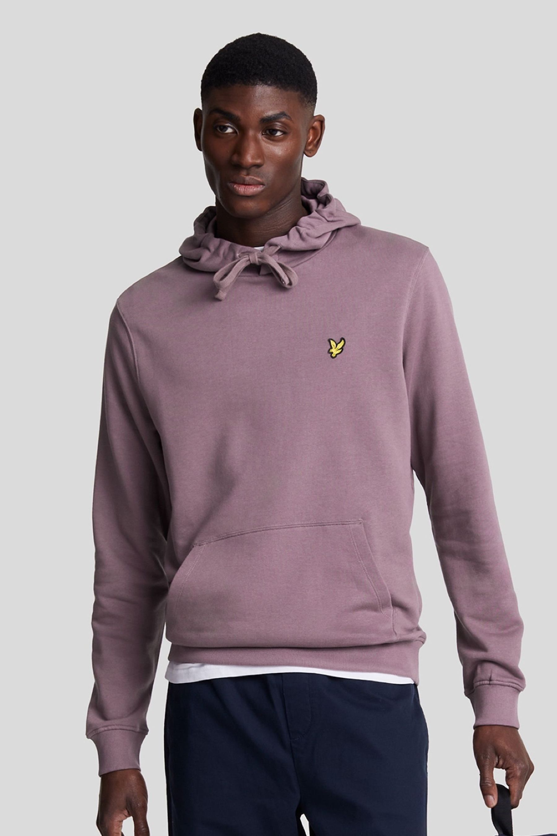 Buy Lyle Scott Purple Pullover 100 Cotton Hoodie from Next Mexico