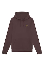 Lyle & Scott Brown Pullover 100% Cotton Hoodie - Image 5 of 5