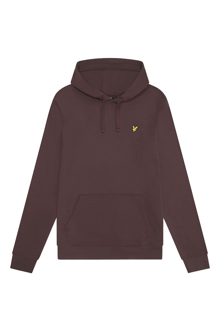 Lyle & Scott Brown Pullover 100% Cotton Hoodie - Image 5 of 5