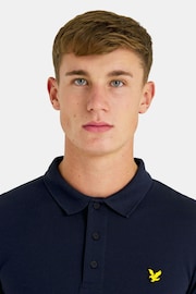 Lyle & Scott Blue Sport Short Sleeve Polo Shirt - Image 8 of 9