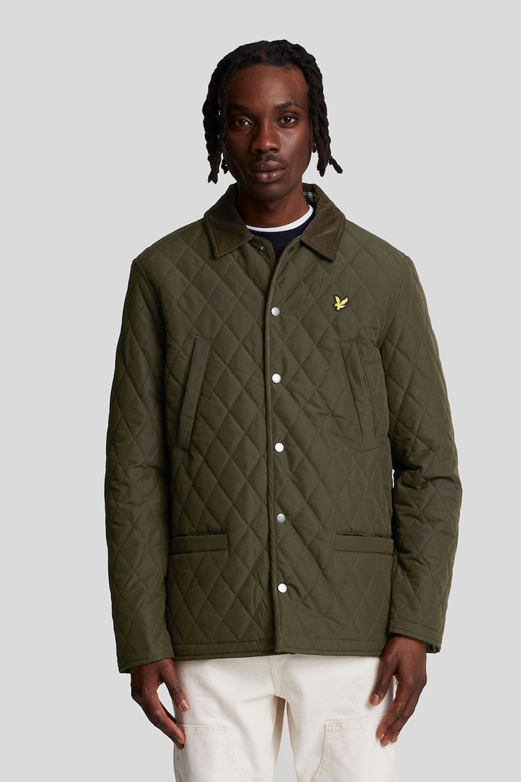 Lyle & Scott Green Quilted Jacket - Image 1 of 5