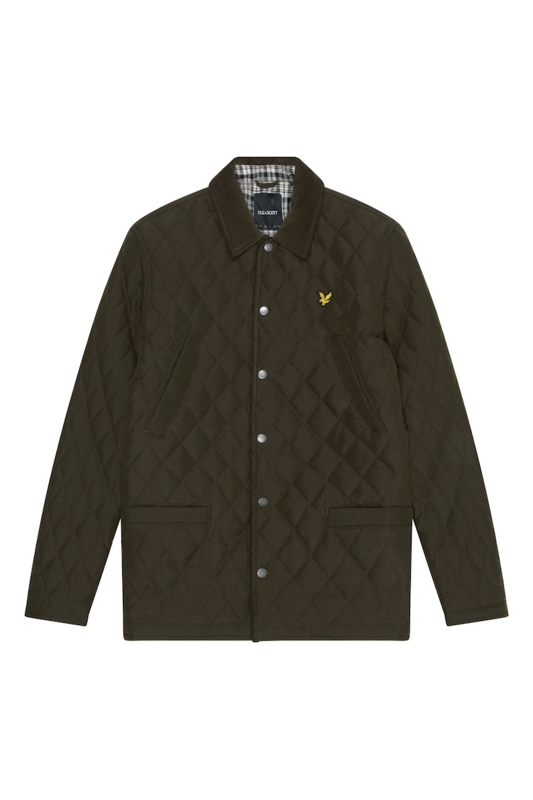 Lyle & Scott Green Quilted Jacket - Image 5 of 5