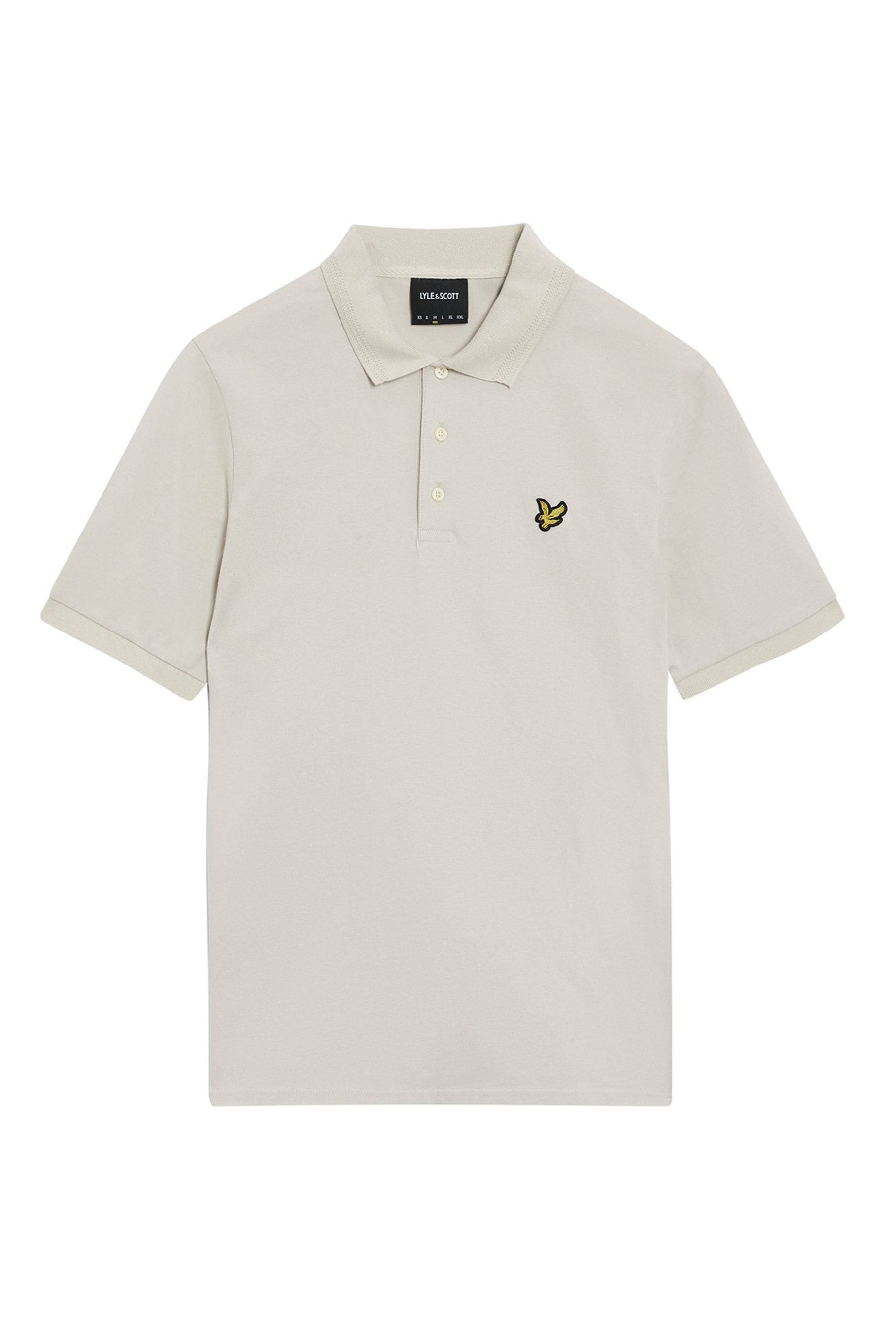 Buy Lyle Scott Cream Rally Tipped Polo Shirt from Next Ireland