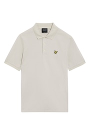 Lyle & Scott Cream Rally Tipped Polo Shirt - Image 5 of 5