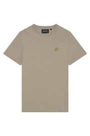 Lyle & Scott Natural Plain 100% Cotton T-Shirt - Image 5 of 5