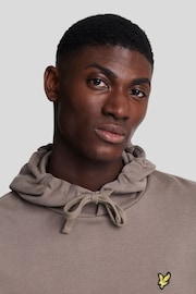 Lyle & Scott Natural Pullover 100% Cotton Hoodie - Image 3 of 5