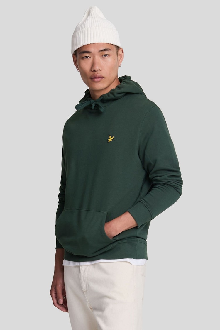 Lyle & Scott Natural Pullover 100% Cotton Hoodie - Image 1 of 5