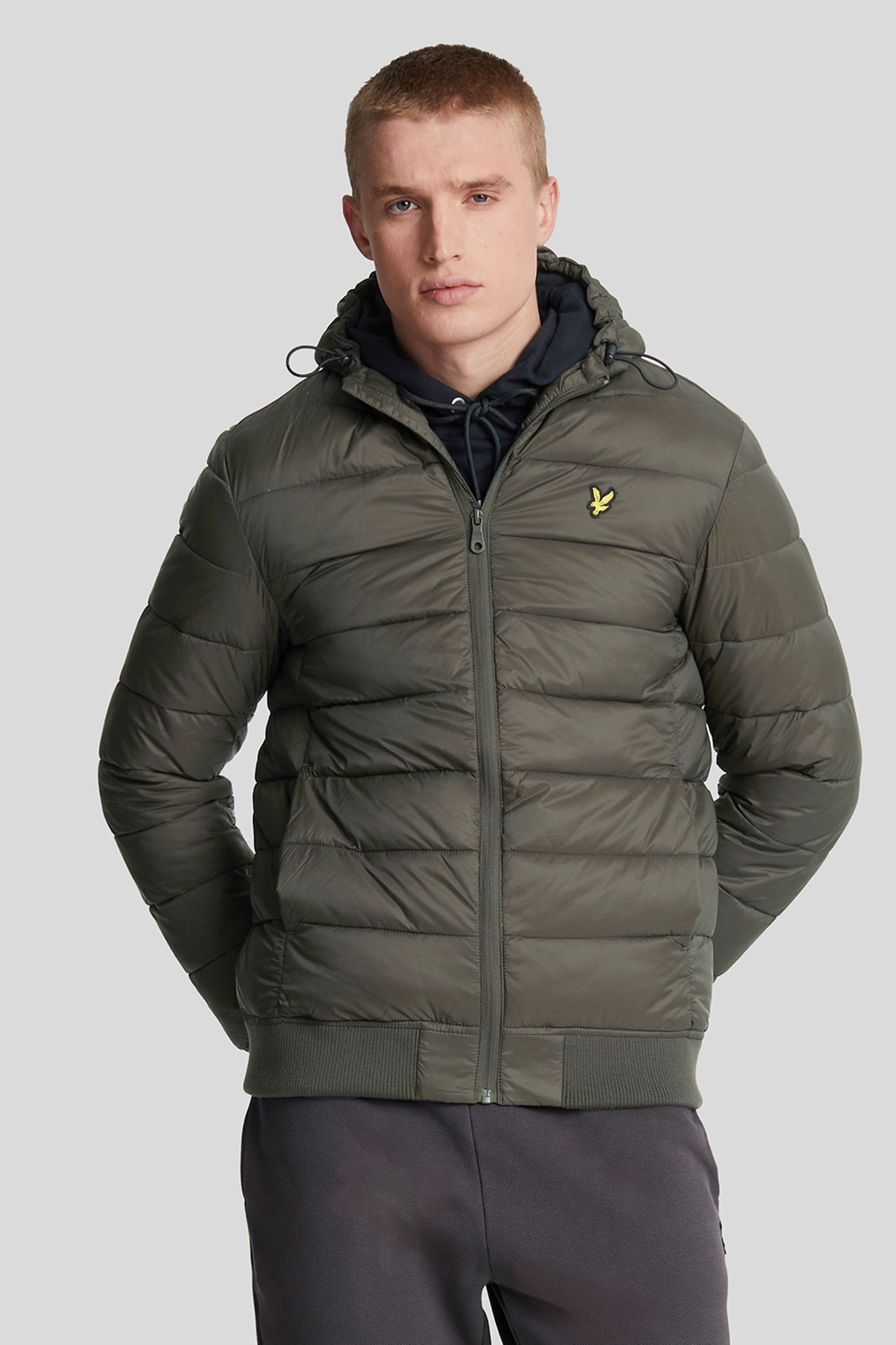 Lyle & scott wadded jacket sales