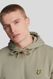 Lyle & Scott Natural Pullover 100% Cotton Hoodie - Image 4 of 5