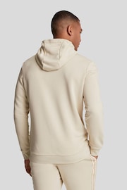 Lyle & Scott Cream Tape Hoodie - Image 3 of 5