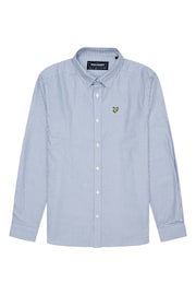 Lyle & Scott Blue 100% Cotton Shepherd Check Shirt - Image 5 of 5