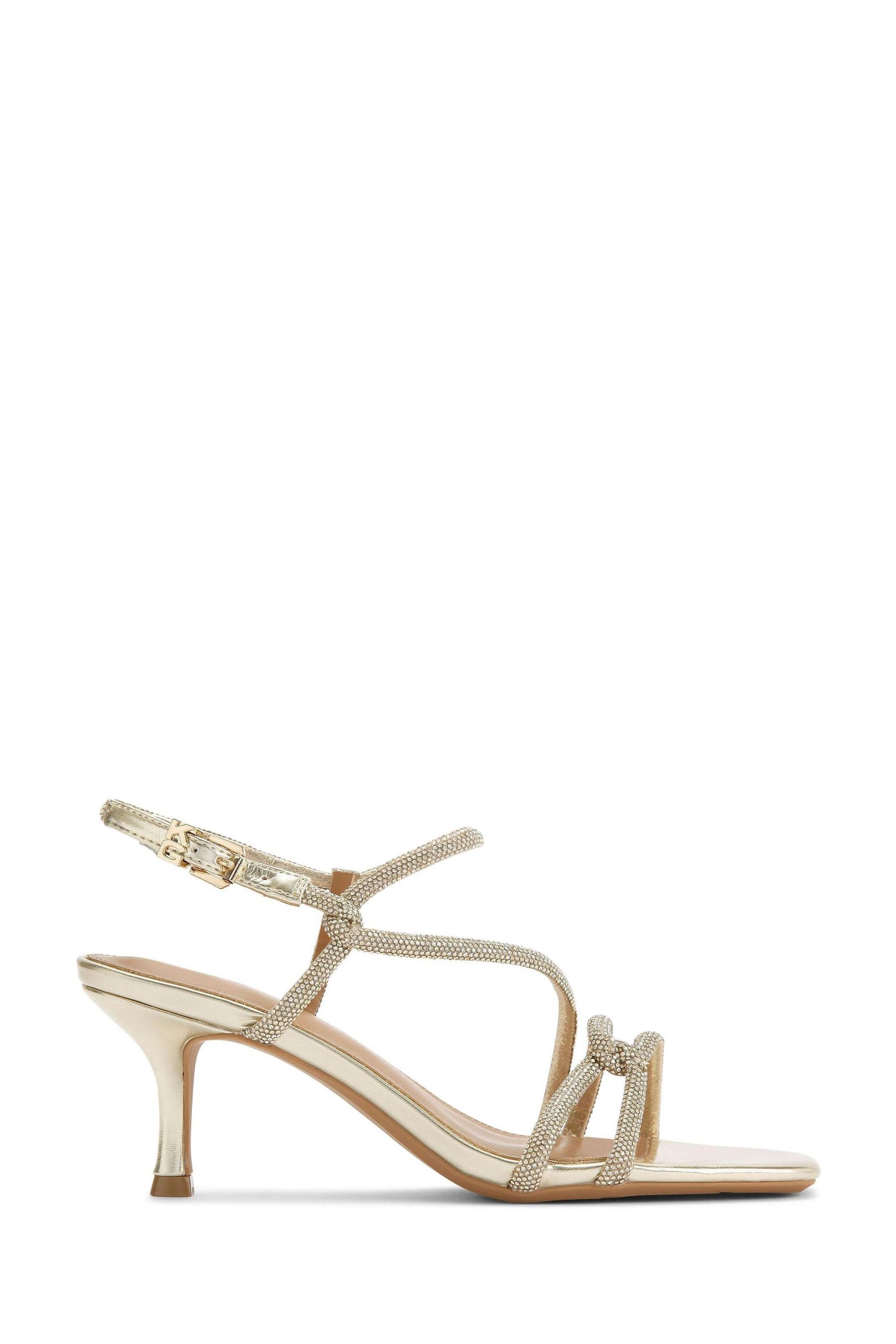 Buy KG Kurt Geiger Gold AUDREY2 Sandals from Next Luxembourg