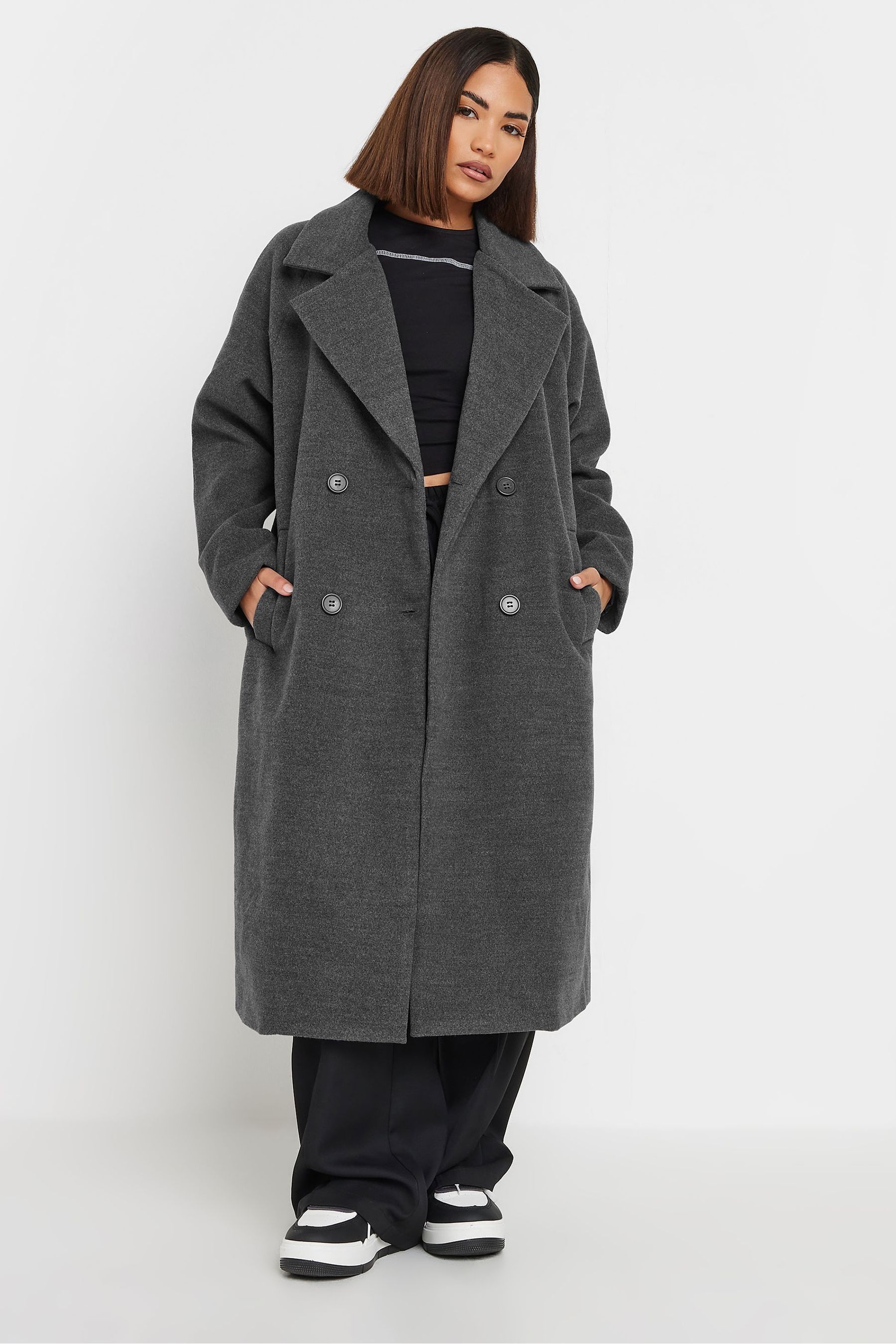 Petite grey coat uk discount