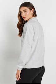 Long Tall Sally Grey Cross Over Sweatshirt - Image 3 of 5