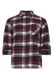 M&Co Purple Petite Check Shirt - Image 5 of 5