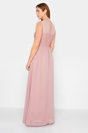 Long Tall Sally Pink Lace Chiffon Maxi Dress - Image 3 of 4