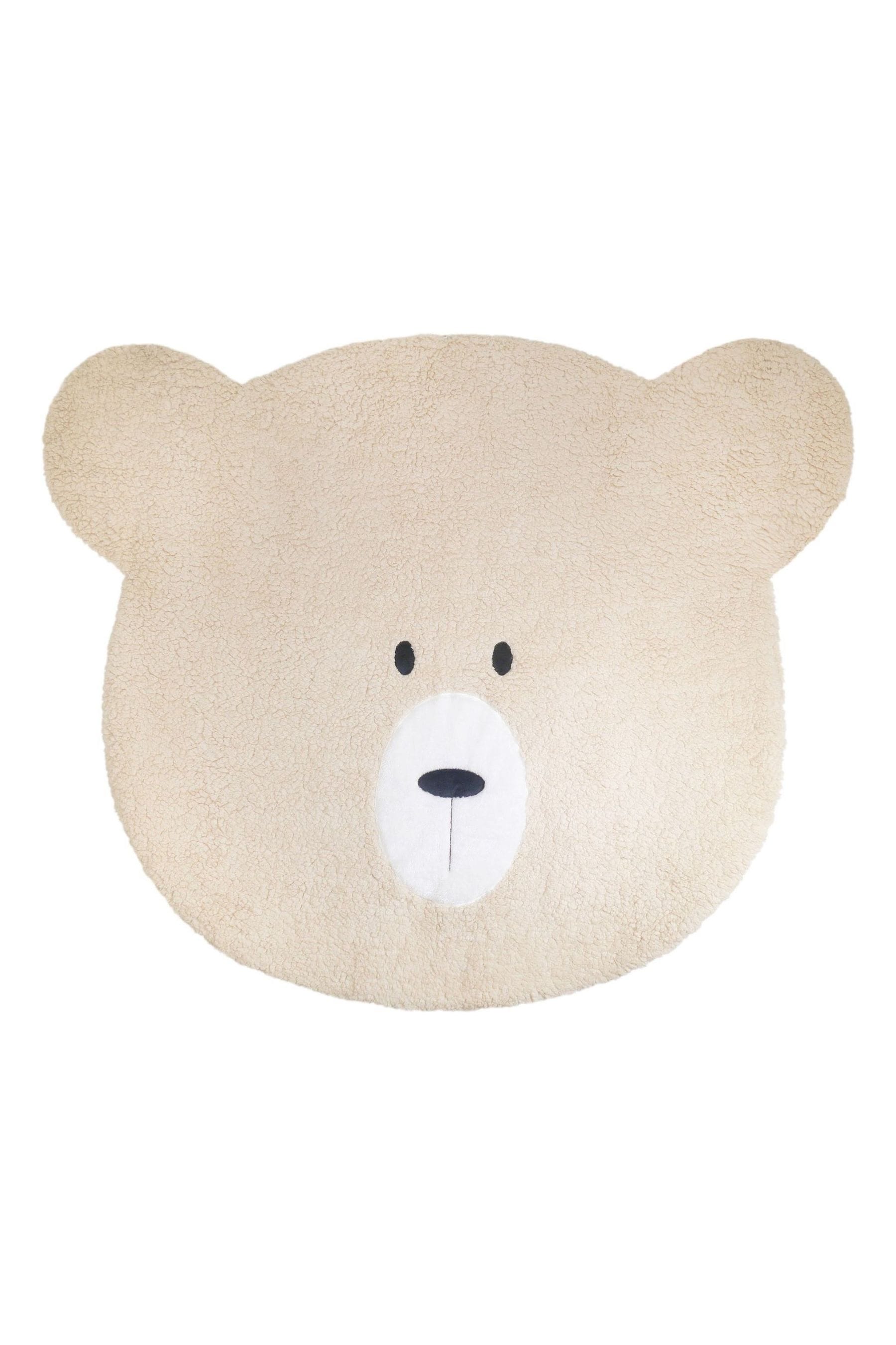 Rosewood Beige Teddy Bear Dog Blanket
