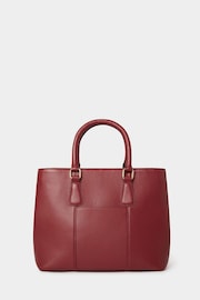 OSPREY LONDON Red The Adaline Leather Workbag - Image 1 of 6