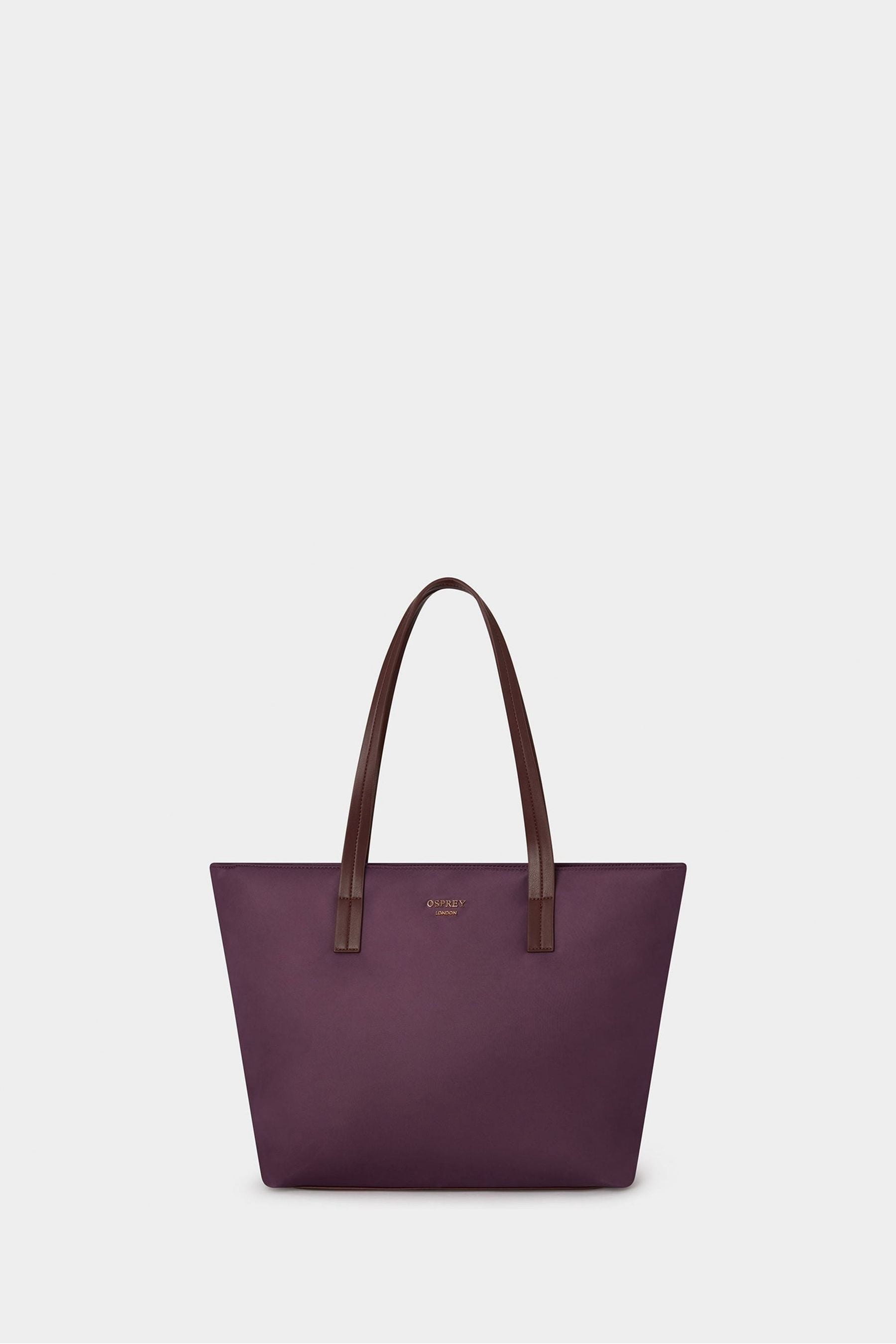 OSPREY LONDON Purple The Wanderer Nylon Tote Bag