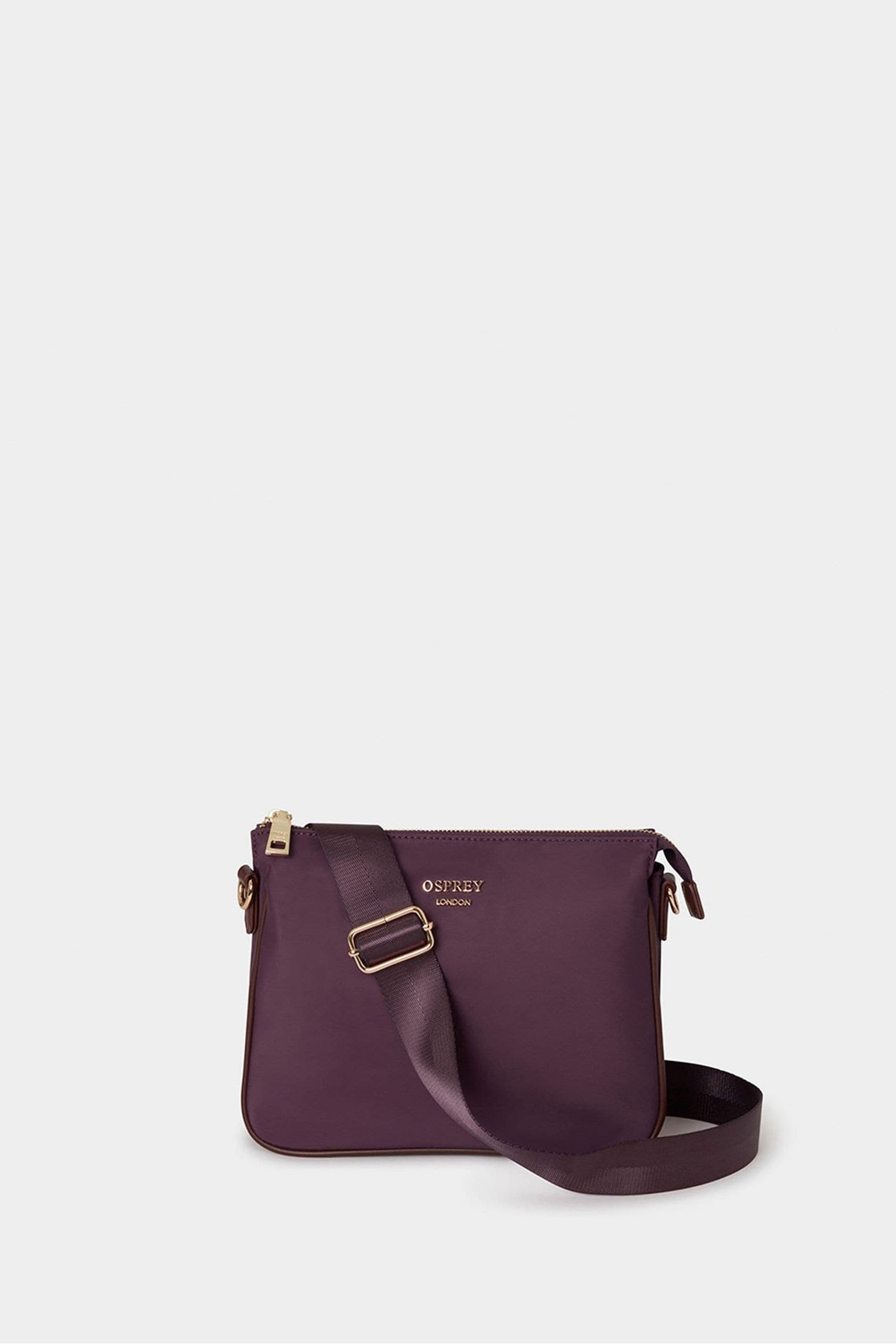 Buy OSPREY LONDON Purple The Wanderer Nylon Crossbody Bag from Next USA