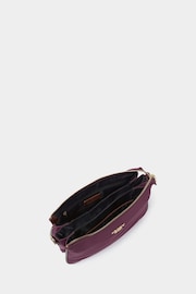 OSPREY LONDON Purple The Wanderer Nylon Crossbody Bag - Image 4 of 5