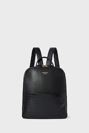 OSPREY LONDON The Kellie Leather Black Backpack - Image 2 of 8